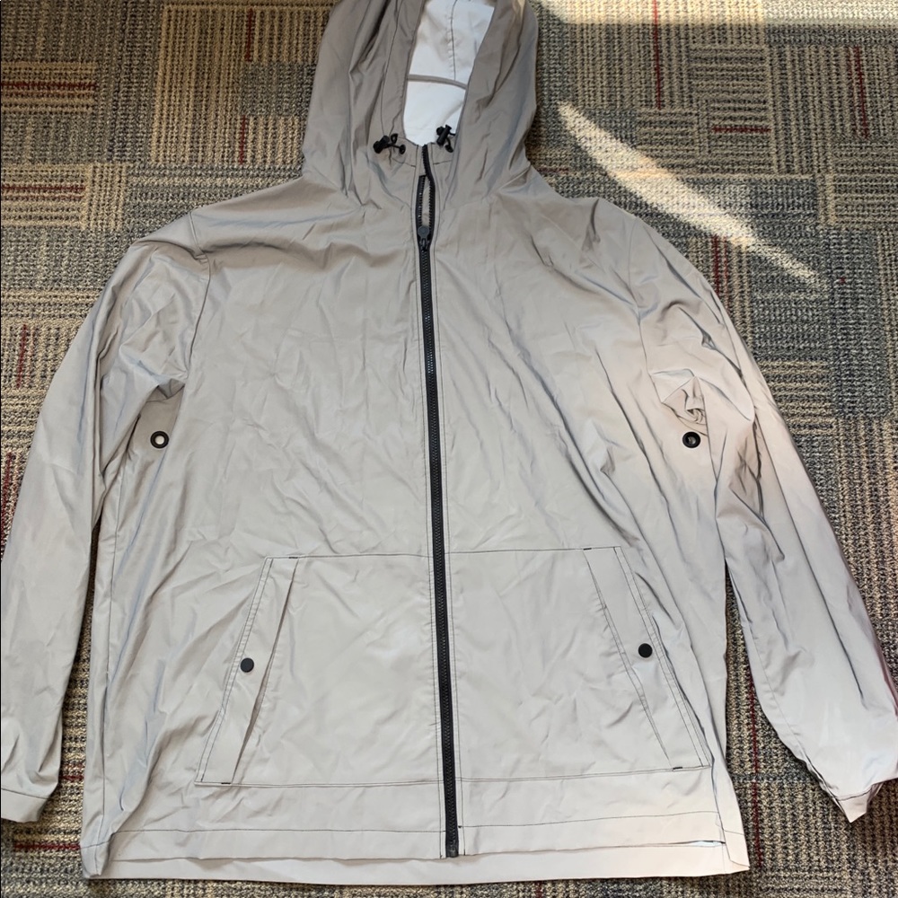 Hunter reflective rain coat